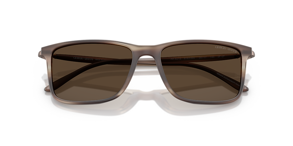Giorgio Armani AR8218 XXL (56 - 17) with Brown lenses and Brown