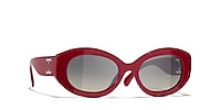Chanel Oval Sunglasses CH5528 M (53 - 19) with Grey lenses