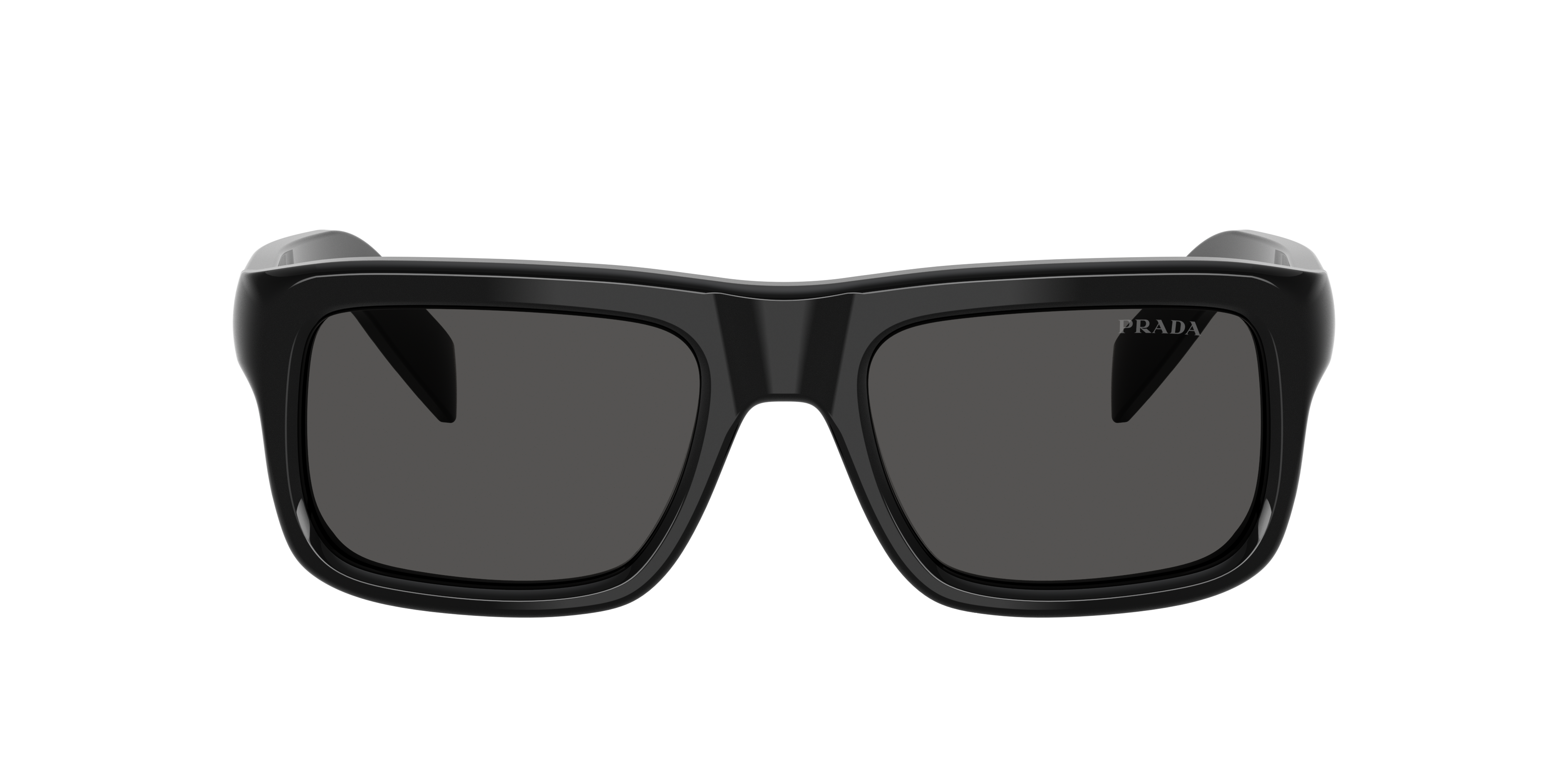 Prada PR D11S M (54 - 20) with Grey lenses and Black frame