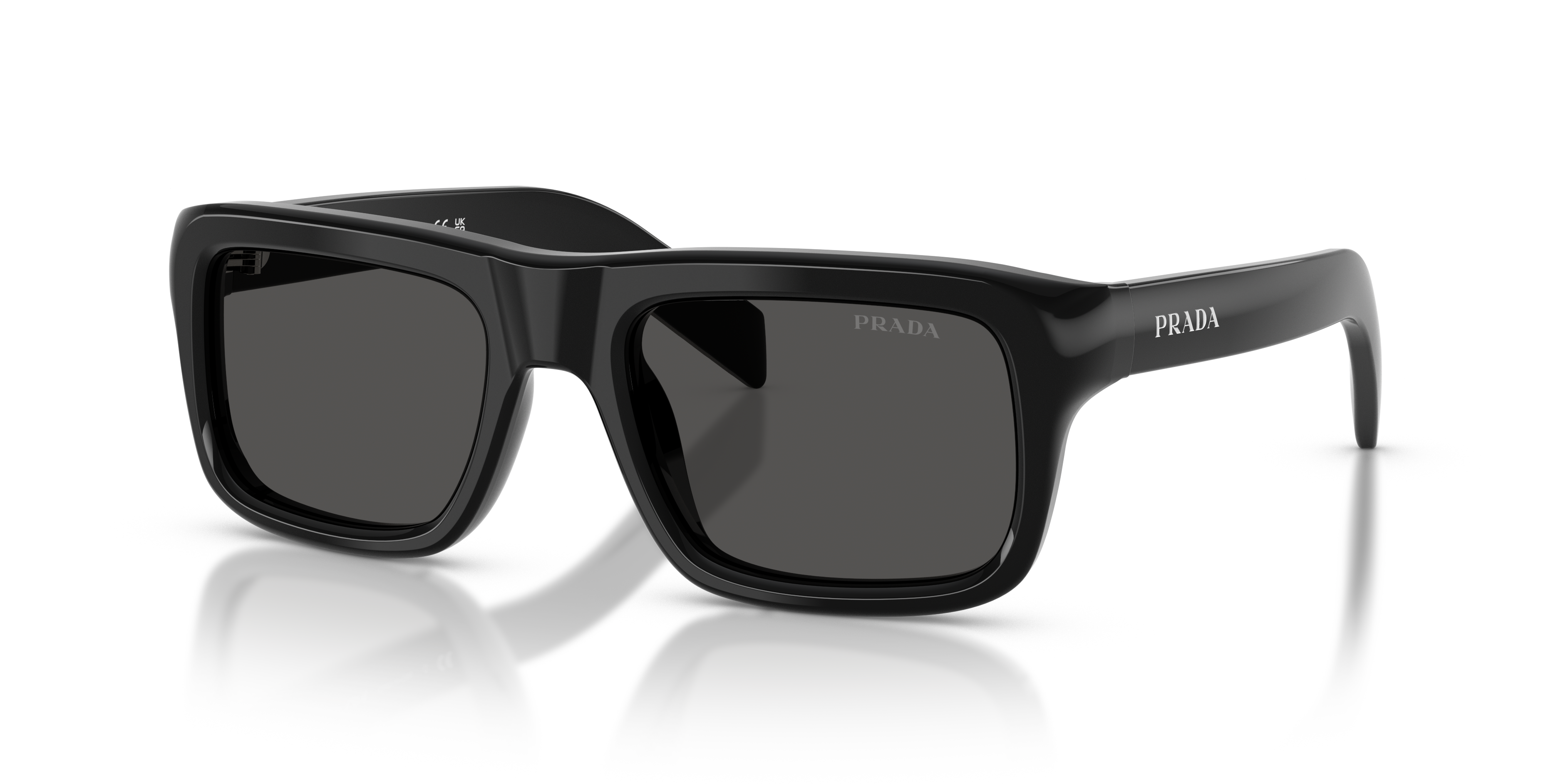 Prada PR D11S M (54 - 20) with Grey lenses and Black frame
