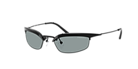Prada PR B50S XS (52 - 19) with Grey lenses and Black frame  display picture 1