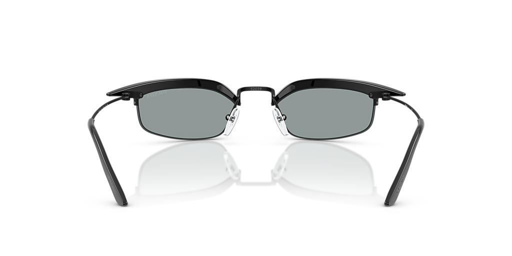 Prada PR B50S XS (52 - 19) with Grey lenses and Black frame  display picture 3