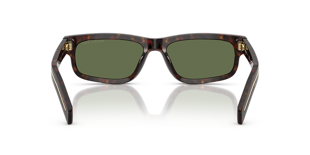 Prada PR B11S L (57 - 17) with Green lenses and Tortoise  display picture 1