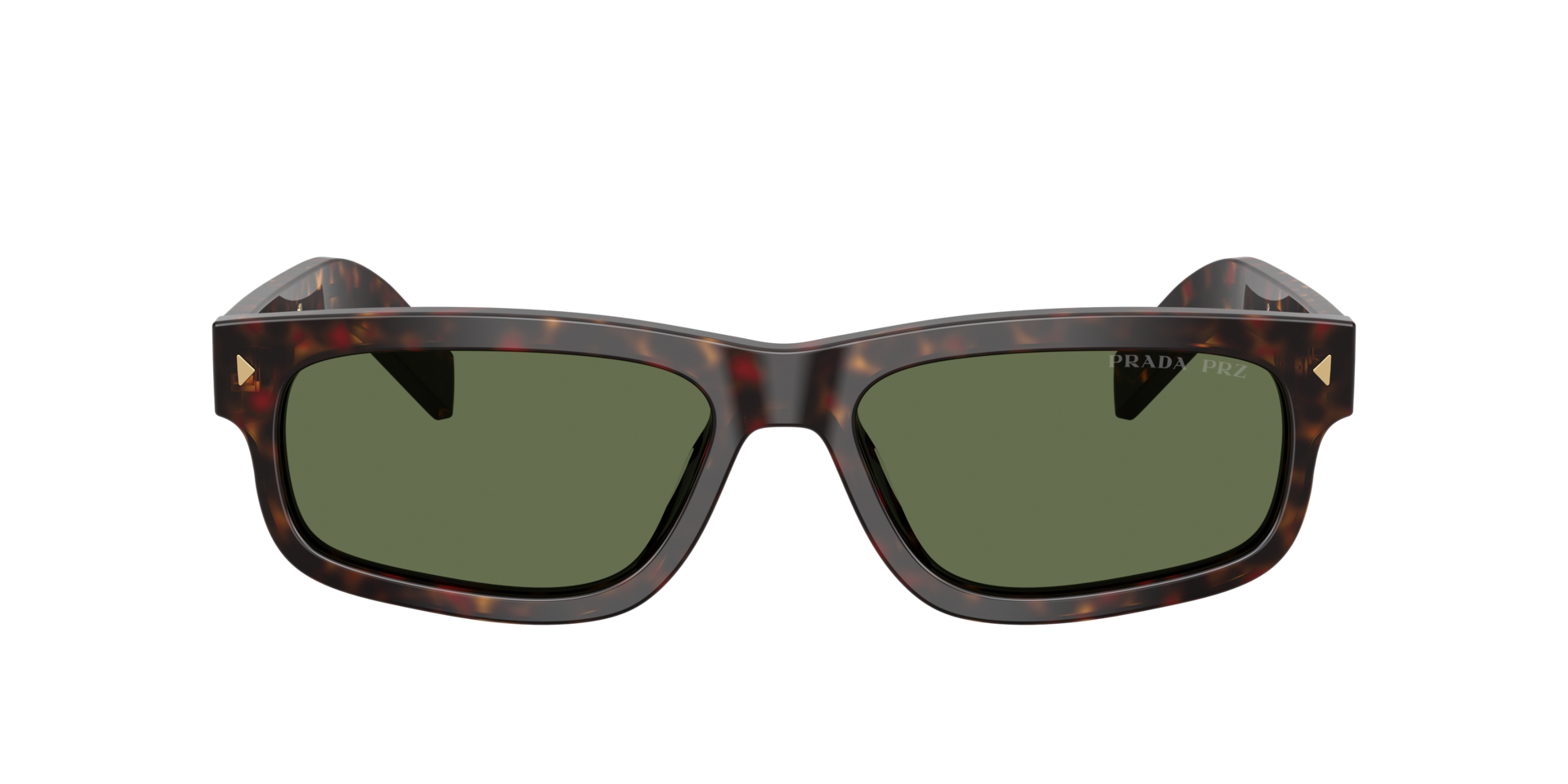 Prada PR B11S L (57 - 17) with Green lenses and Tortoise 