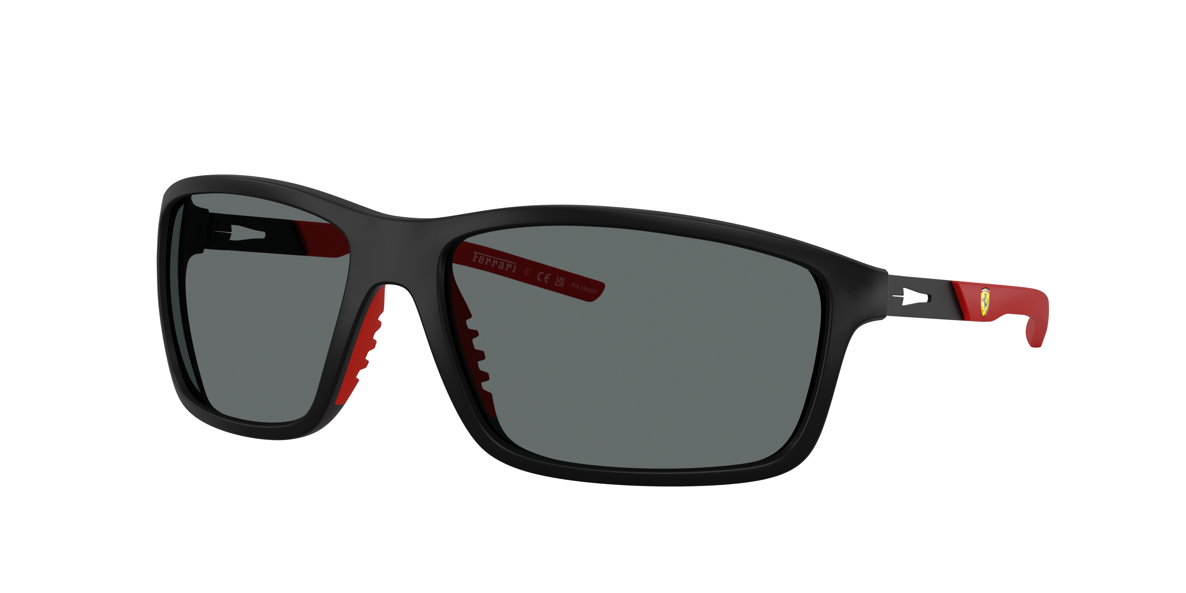 Scuderia Ferrari Man Sunglass FZ6021U -  Frame color: Matte Black, Lens color: Polarized Grey