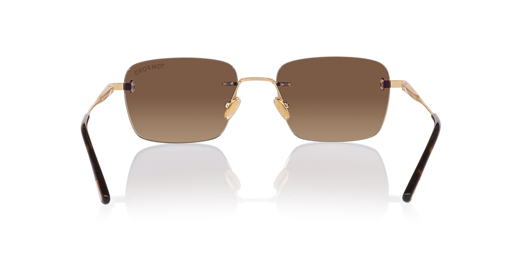 Tom Ford Jake-02 XXL (54 - 18) with Brown lenses and Gold  display picture 1