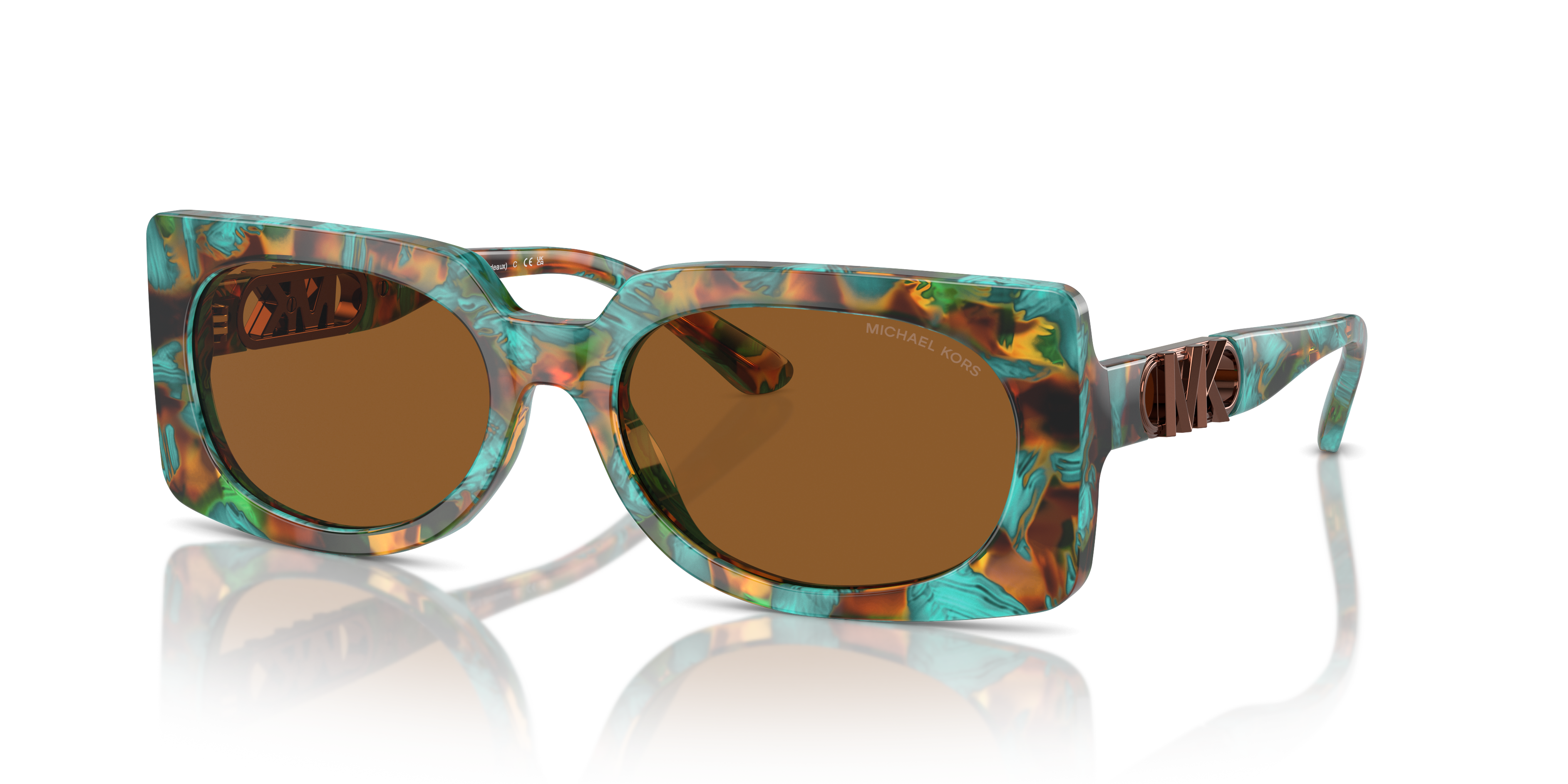 Michael Kors MK2215 Bordeaux L (56 - 18) with Brown lenses and