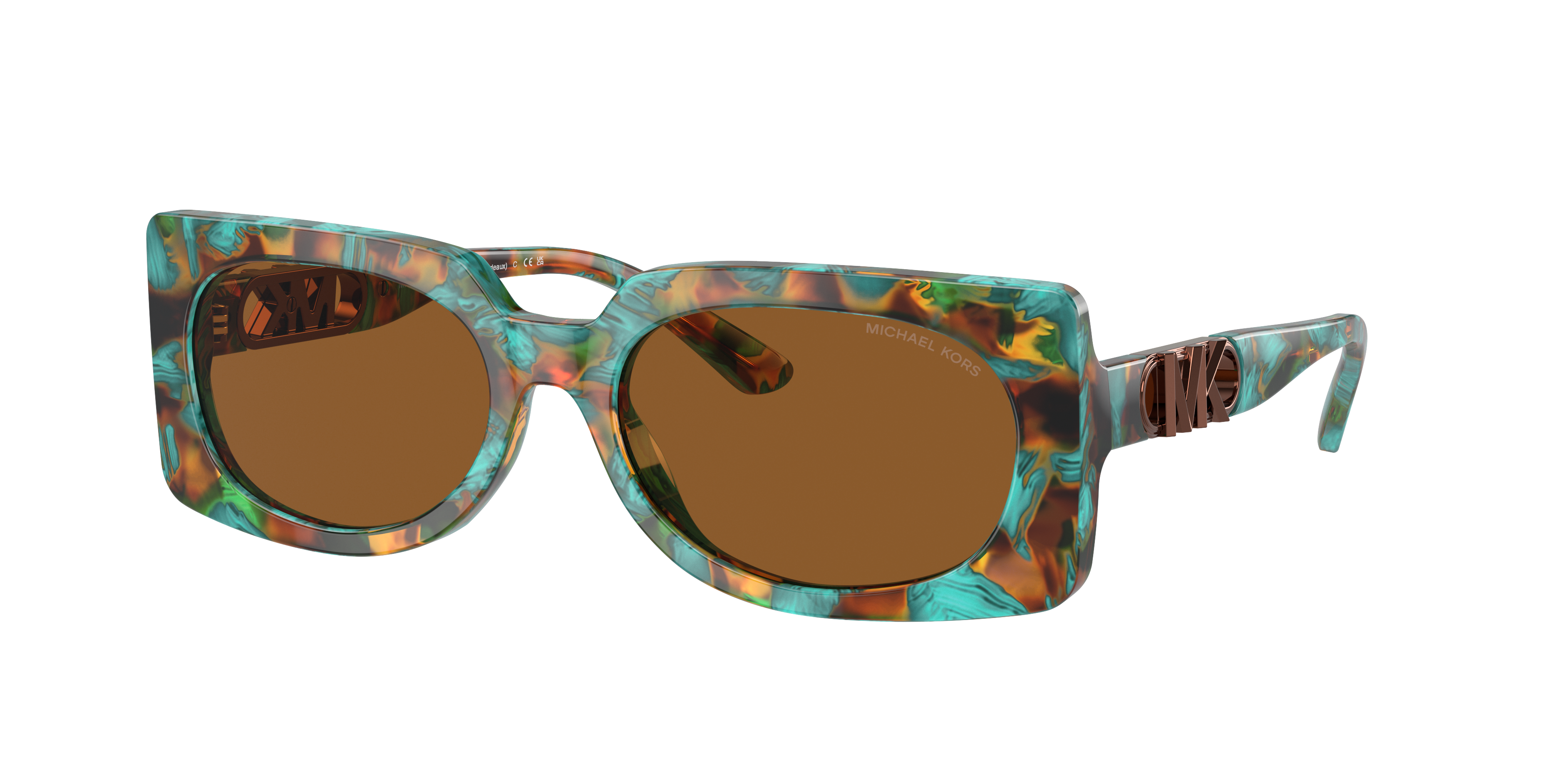 Michael Kors スクエアフレムサンクラス BALIMK2186U 344913A Michael Kors™ Bali MK2186U Irregular Sunglasses | EyeOns.com
