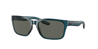 Costa 6S9081 Palmas 57 Blue Mirror & Black Polarized Sunglasses 
