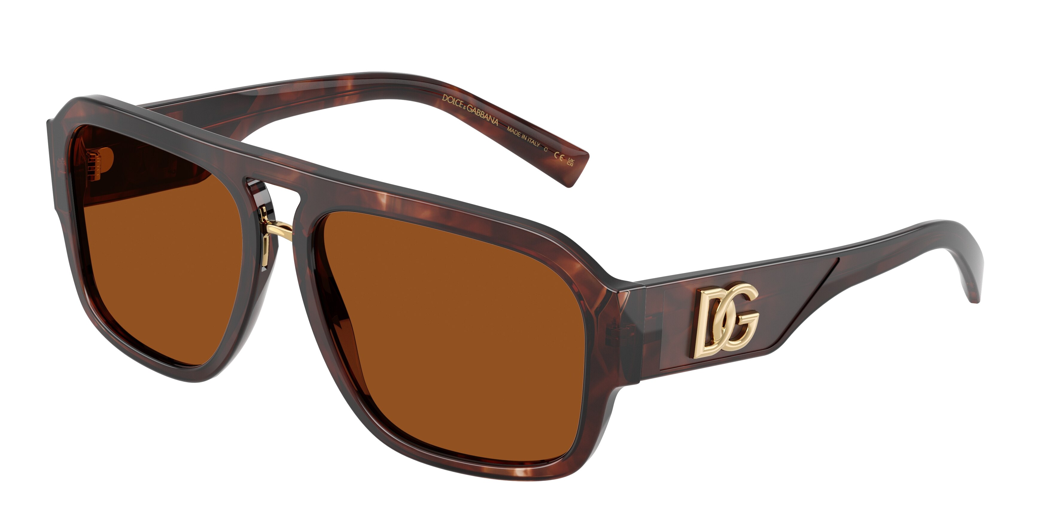 Dolce & Gabbana Dolce&gabbana Man Sunglass Dg4403 In Dark Brown