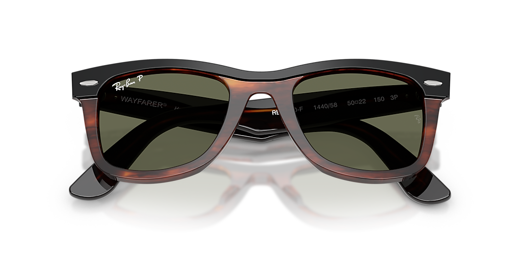 Ray-Ban RB2240F Wayfarer Street Neat L (52 - 22) with Green lenses