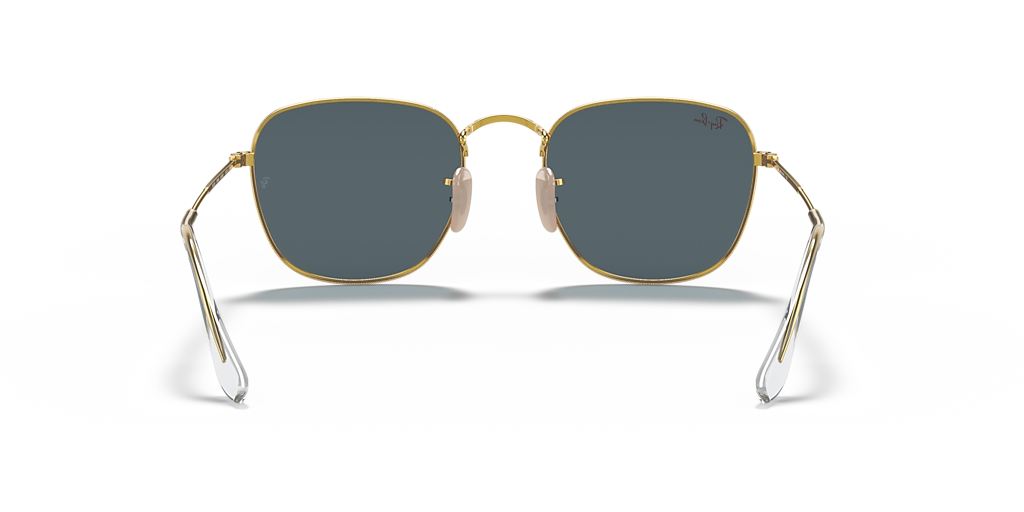 Ray-Ban RB3857 Frank S (51 - 20) with Blue lenses and Gold frame