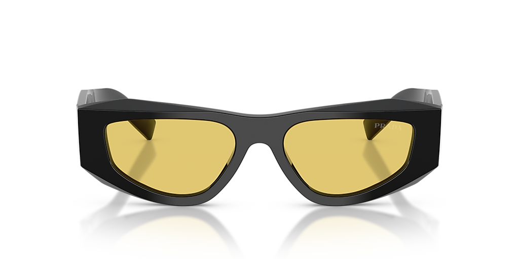 Prada PR B19SF M (53 - 17) with Yellow lenses and Black frame