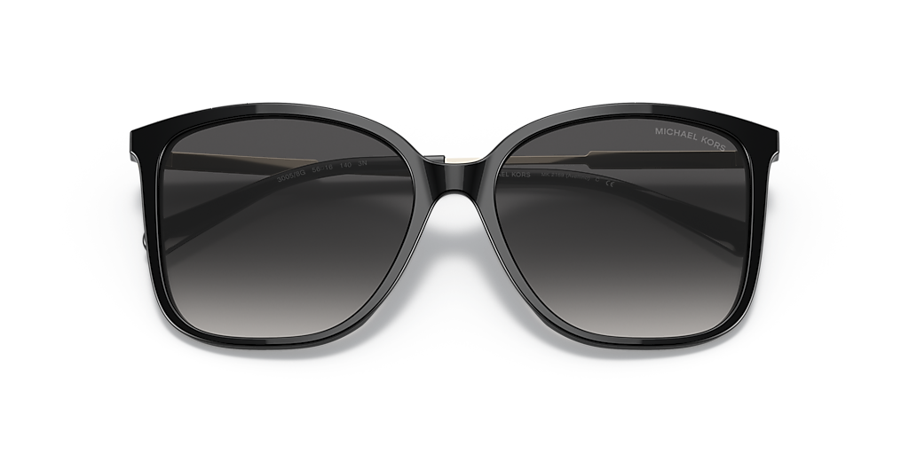 MICHAEL KORS MK2169 Avellino Black - Women Sunglasses, Dark Grey Gradient Lens