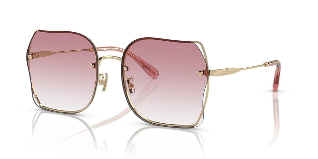 Coach HC7150D CH574 XXL (60 - 18) with Pink lenses and Gold