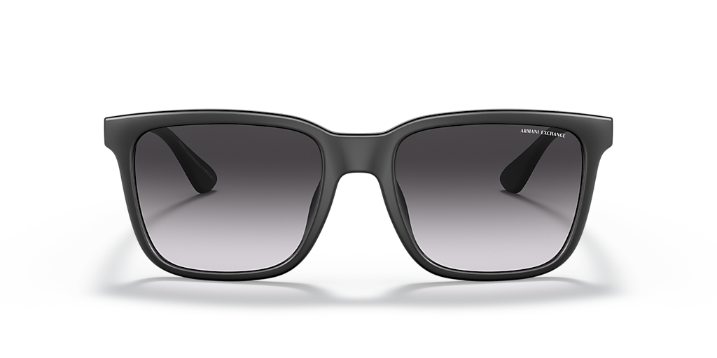 ARMANI EXCHANGE AX4112SU Matte Black - Men Sunglasses, Grey Gradient Blue Lens
