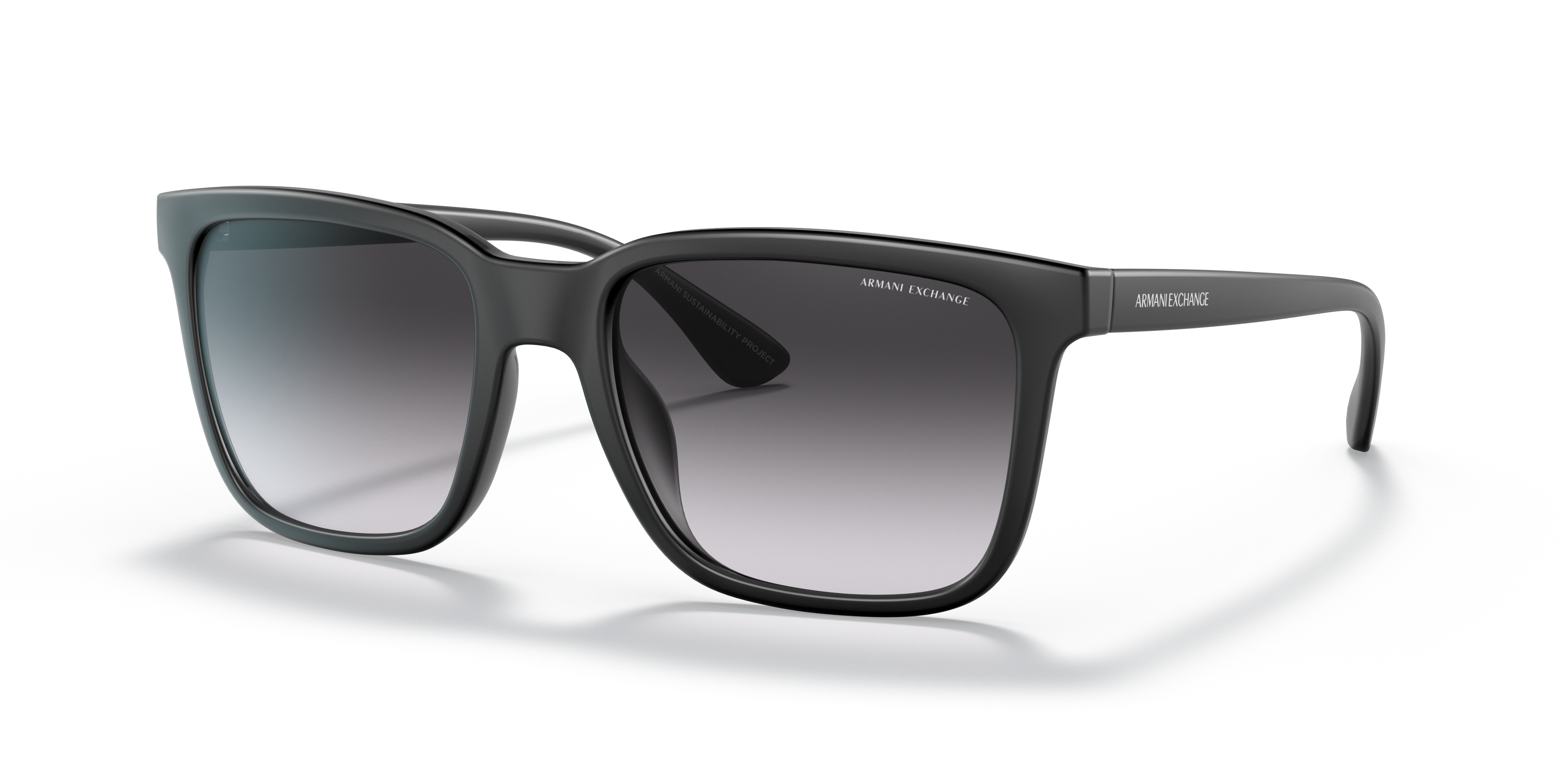 Armani Exchange AX4112SU M (55 - 19) with Grey lenses and Black