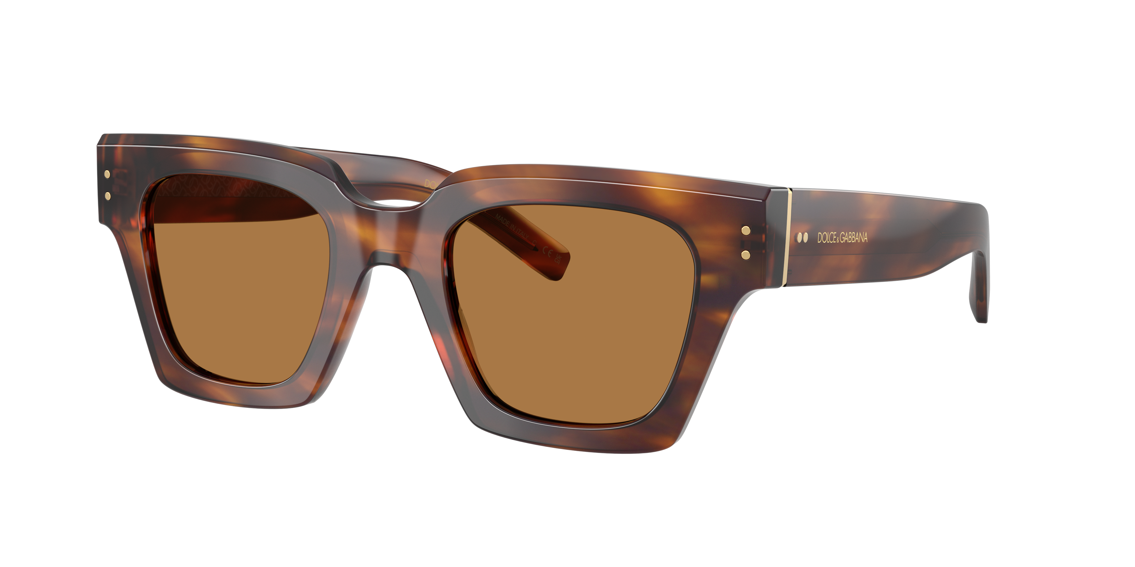 Dolce&Gabbana Man Sunglass DG4413 -  Frame color: Vintage Havana, Lens color: Bronze