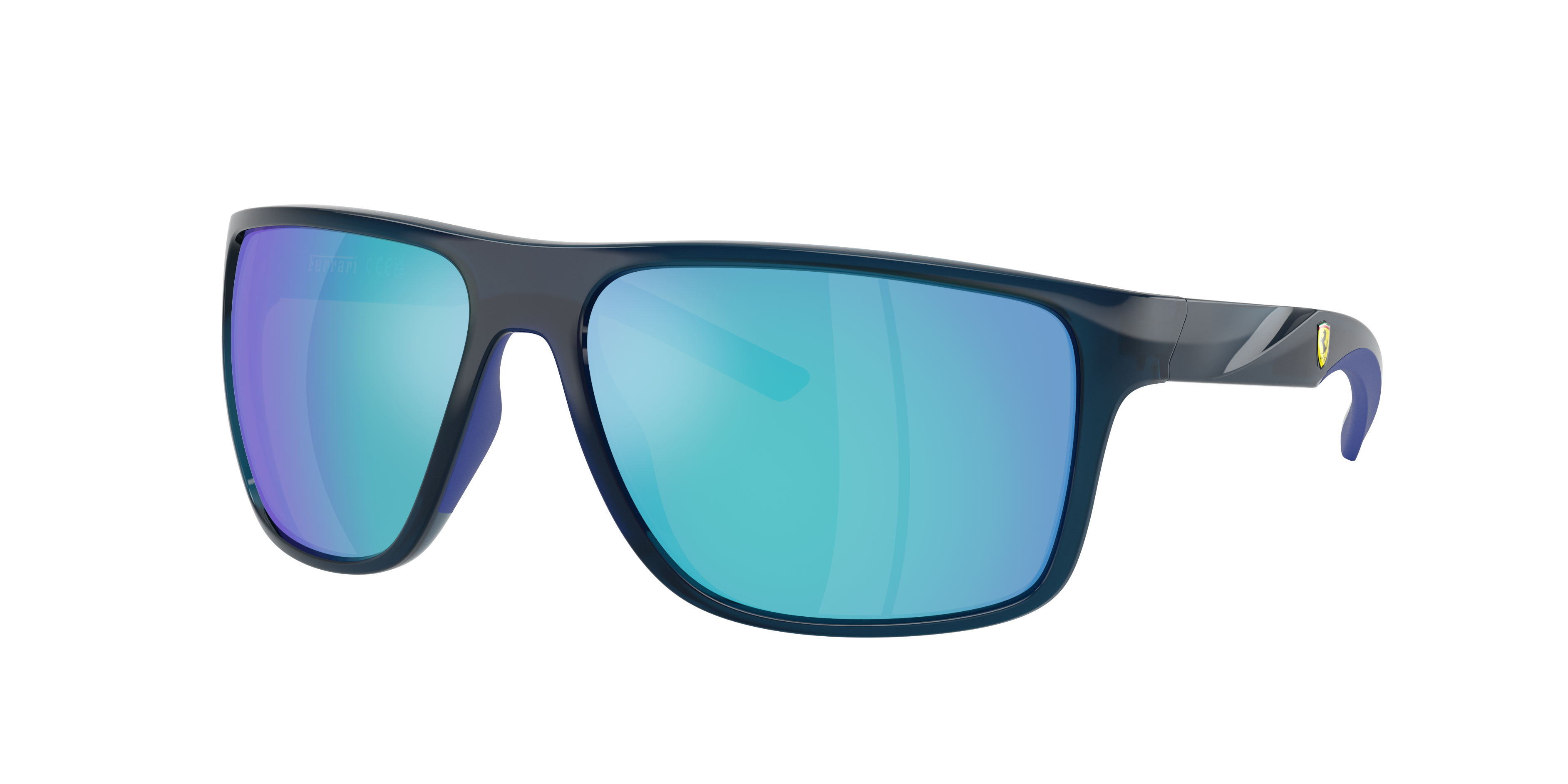 Scuderia Ferrari Man Sunglass Fz6015u In Blue Mirror