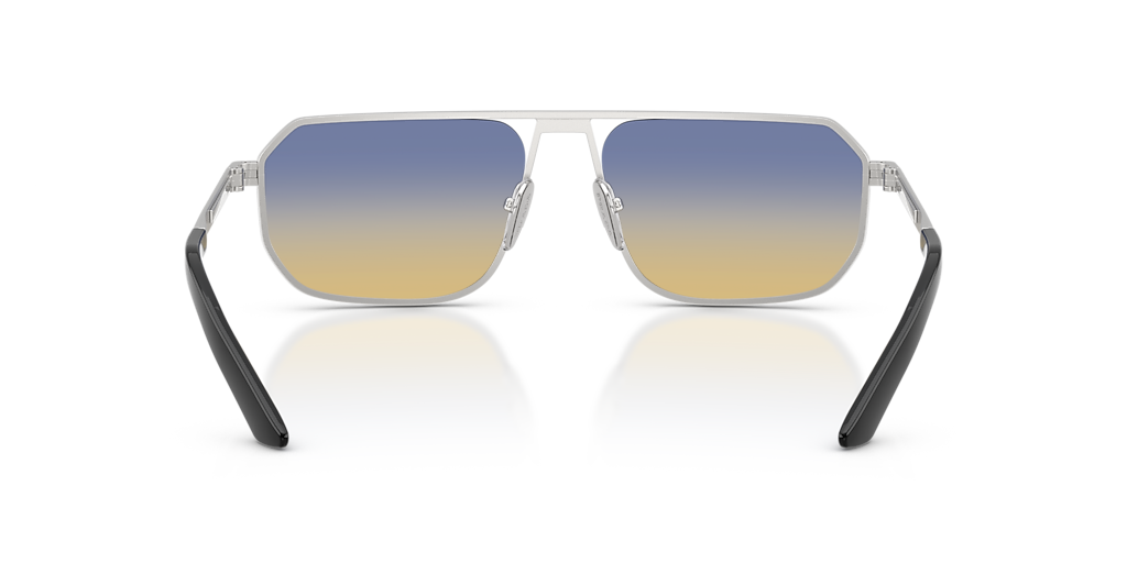 Prada PR A53S XXL (59 - 17) with Yellow lenses and Silver frame