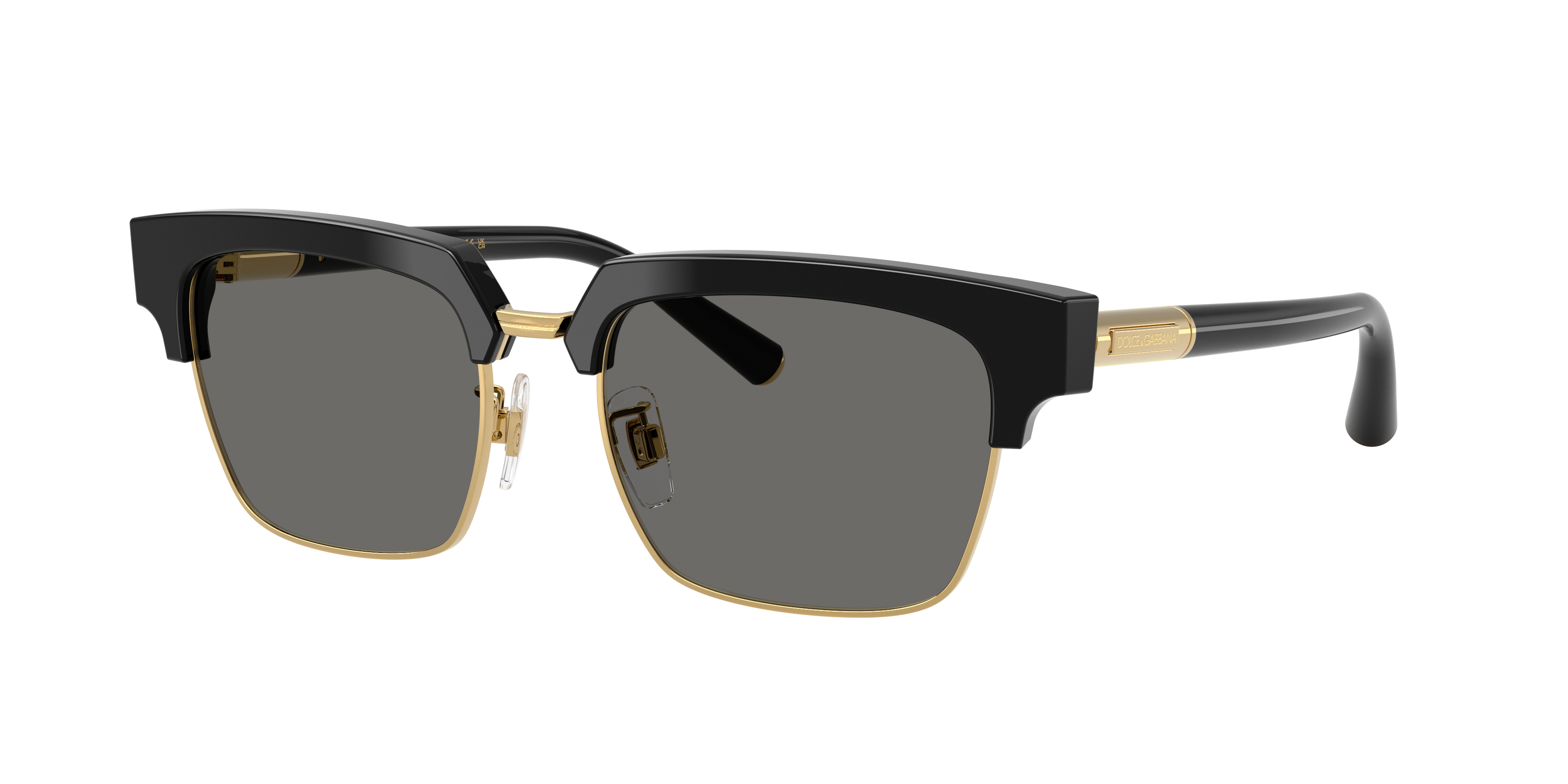 DOLCE＆GABBANA D&G イール レザー　size 46 NAVY Dolce&Gabbana DG4522 S (54 - 18) with Grey lenses and Black frame