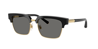 Dolce&Gabbana DG6187 M (53 - 20) with Grey lenses and Black frame