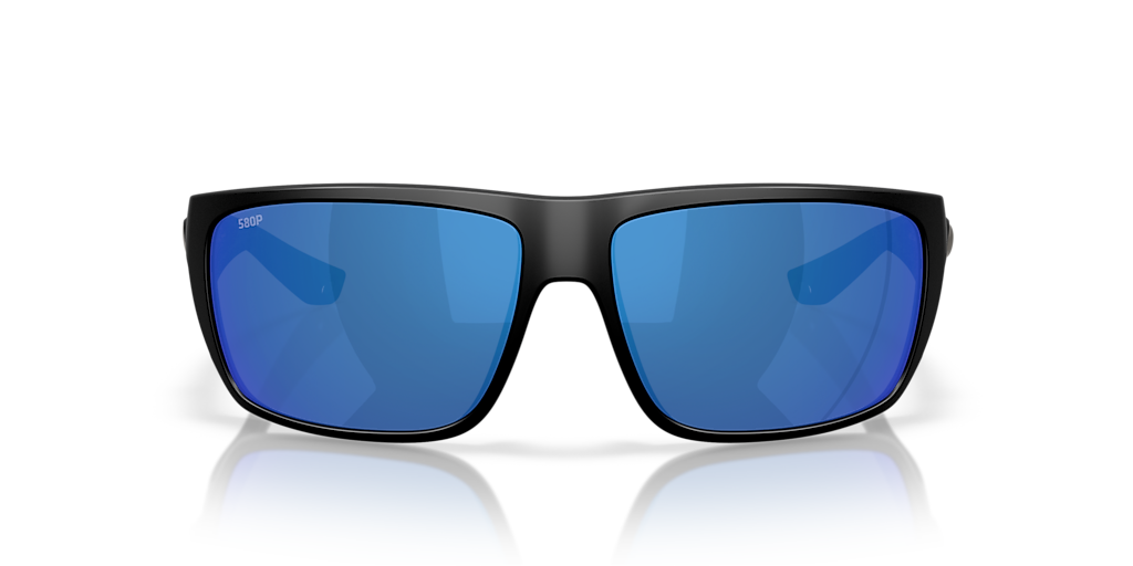 COSTA 6S9129 Fly Line Matte Black - Men Sunglasses, Blue Mirror Lens