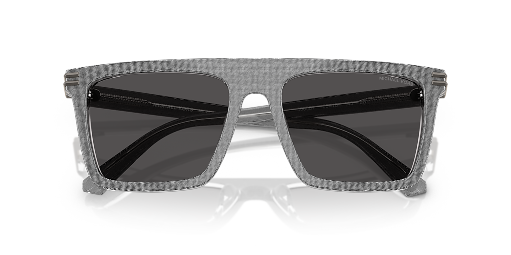 MICHAEL KORS MK2249U Edgewater Grey Denim - Men Sunglasses, Dark Grey Solid Lens