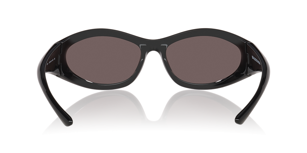 サングラス BALENCIAGA SS25 Balenciaga - BB0384S - 004 (BB0384S 004) Balenciaga BB0384S XXL (70 - 19) with Grey lenses and Black