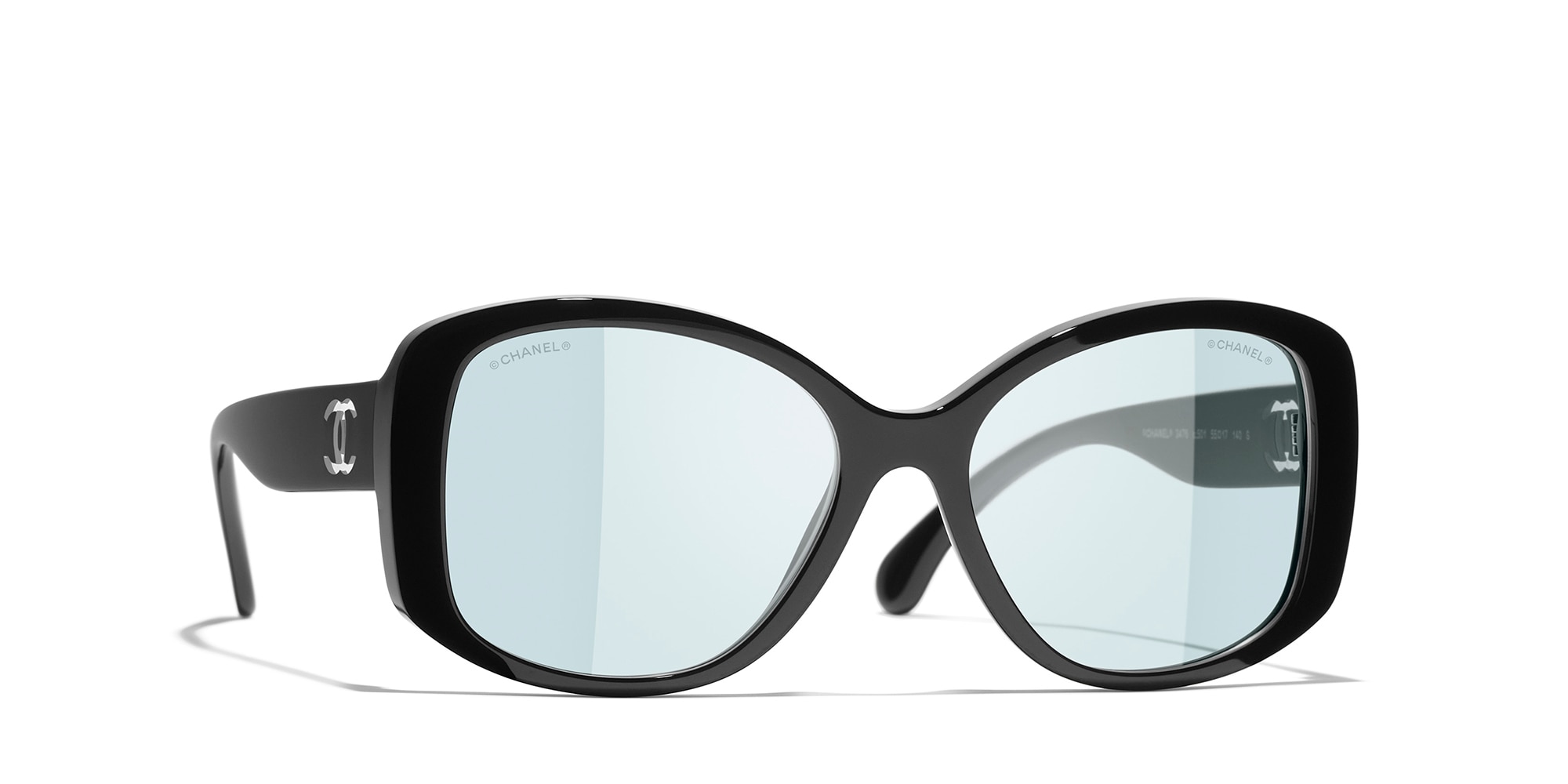 Chanel Butterfly Blue Light Glasses CH3476S S (53 - 17) with