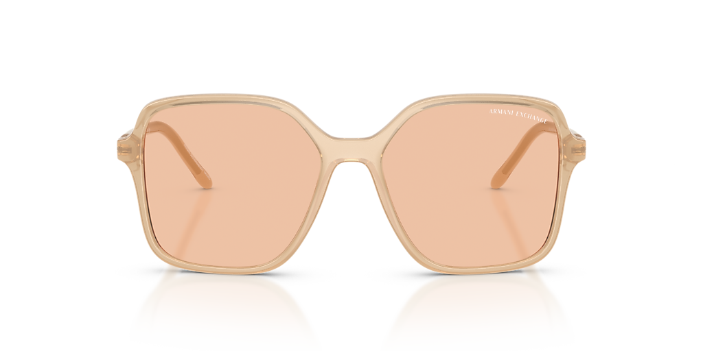 ARMANI EXCHANGE AX4163S Shiny Opal Tundra - Woman Sunglasses, Light Brown Lens