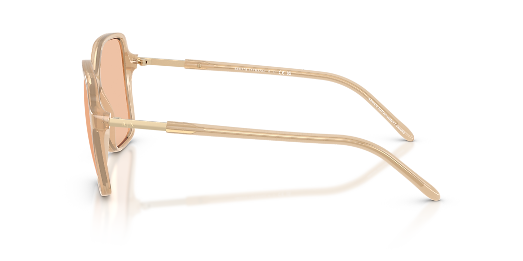 ARMANI EXCHANGE AX4163S Shiny Opal Tundra - Woman Sunglasses, Light Brown Lens
