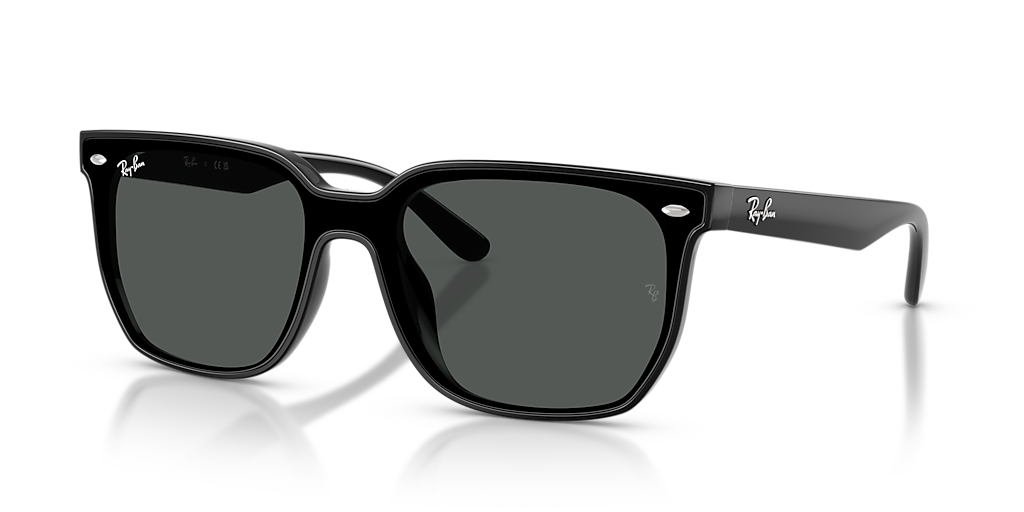 Ray-Ban RB4466D XL (0 147) with Grey lenses and Black frame