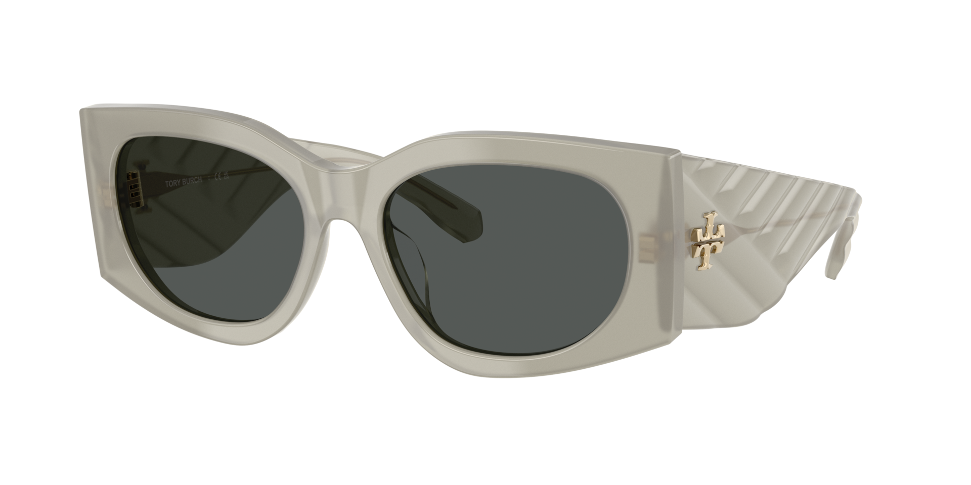 Tory Burch Woman Sunglass TY7221U -  Frame color: Grey Green, Lens color: Dark Grey
