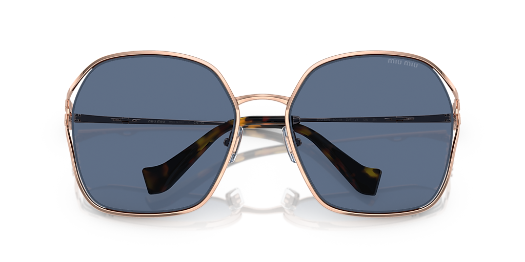 Miu Miu MU 52WS XL (60 - 19) with Blue lenses and Pink frame
