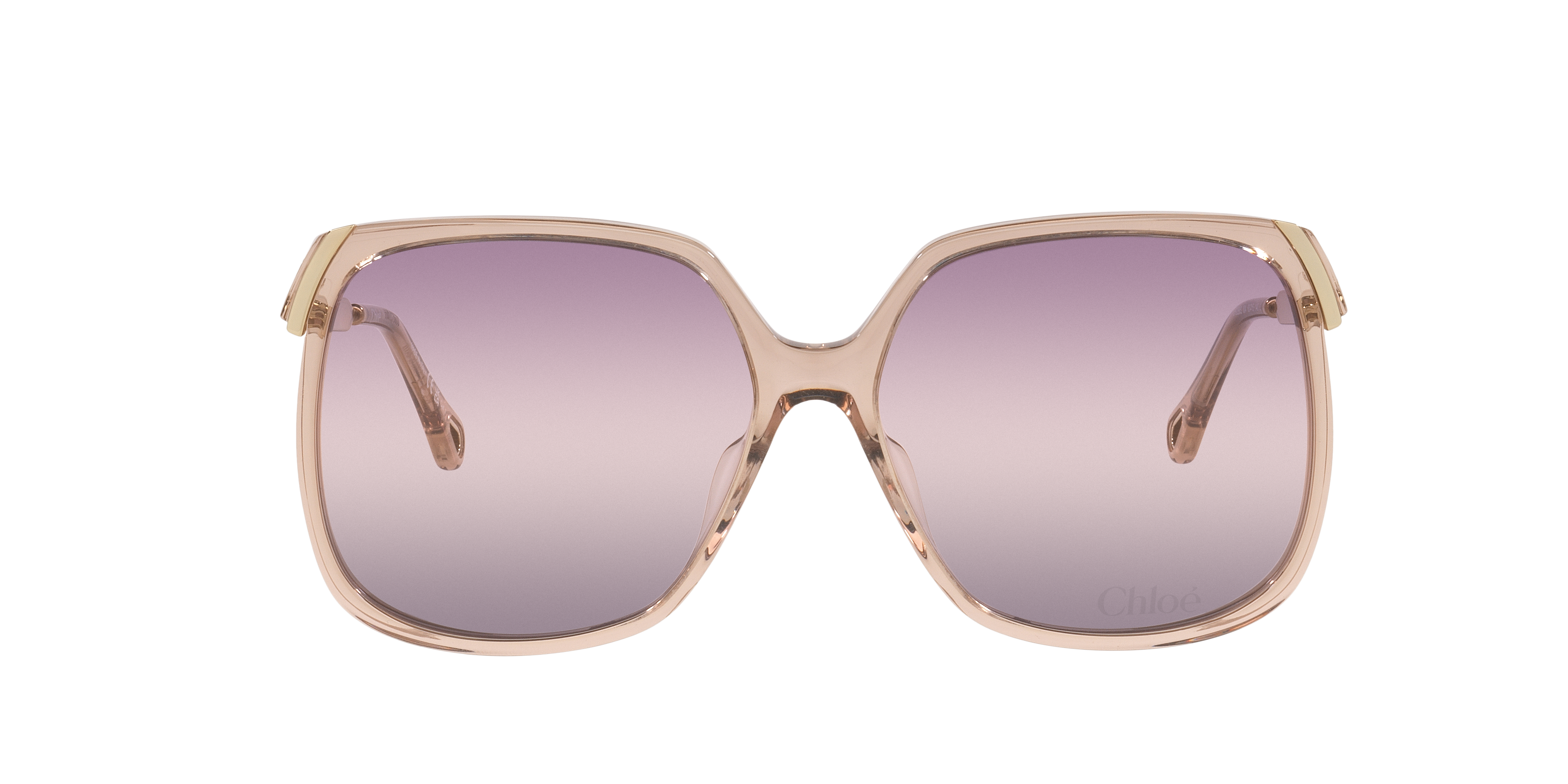 Chloeサングラス Chloé CH0286S XL (60 - 15) with Violet lenses and Brown frame