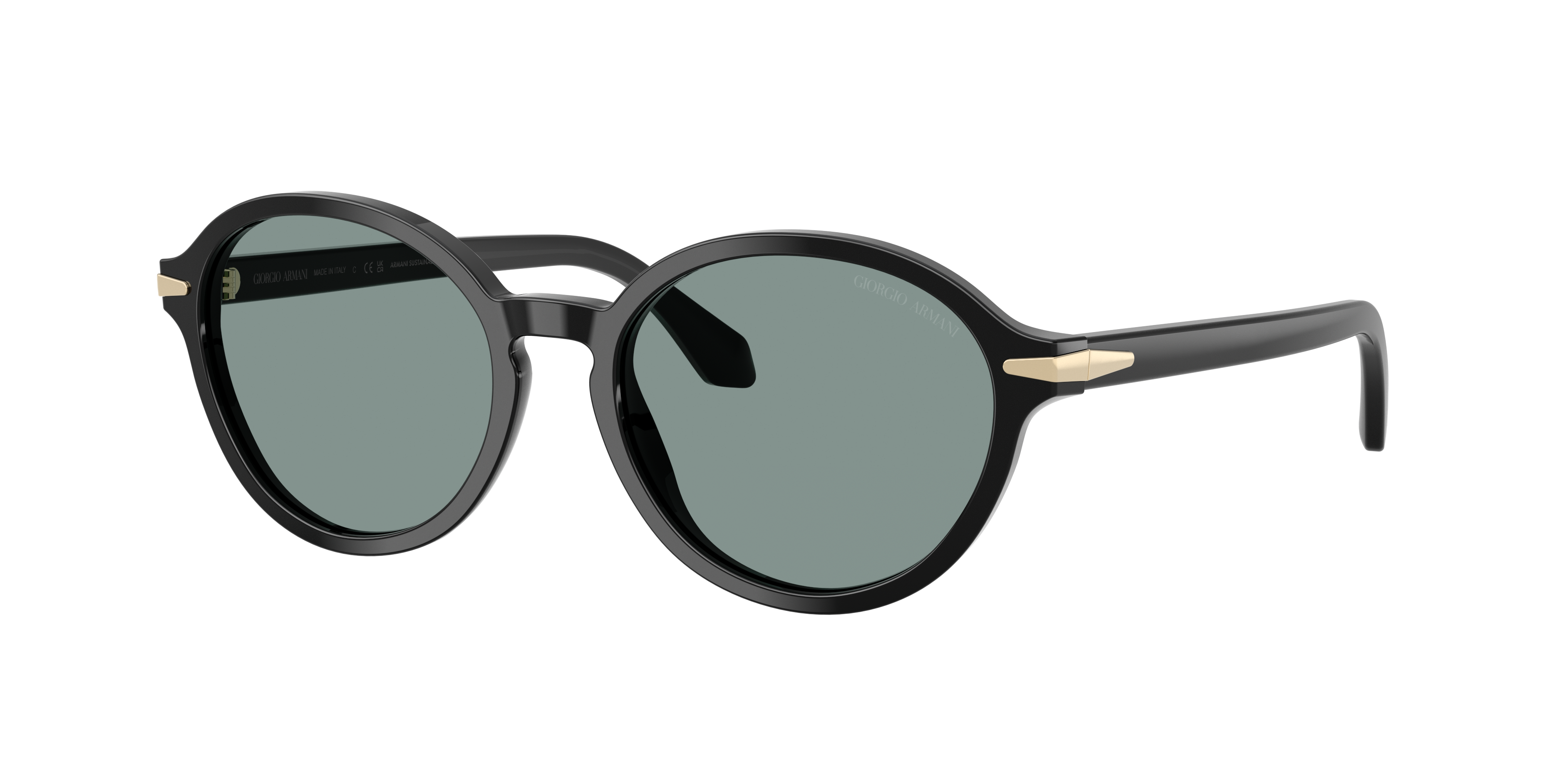 Giorgio Armani Woman Sunglass AR8237 -  Frame color: Black, Lens color: Grey Vintage Blue