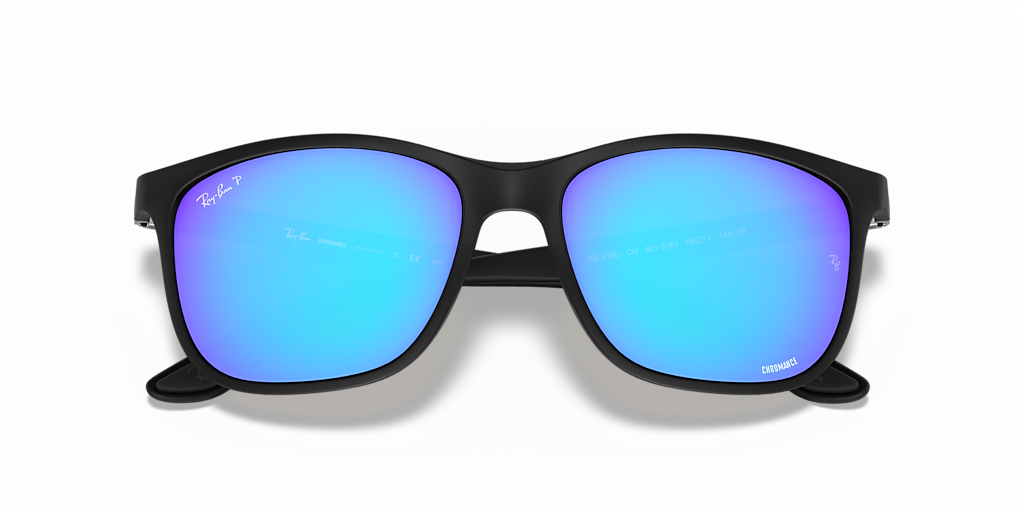 Ray-Ban RB4330CH Chromance XL (56 - 17) with Blue lenses and
