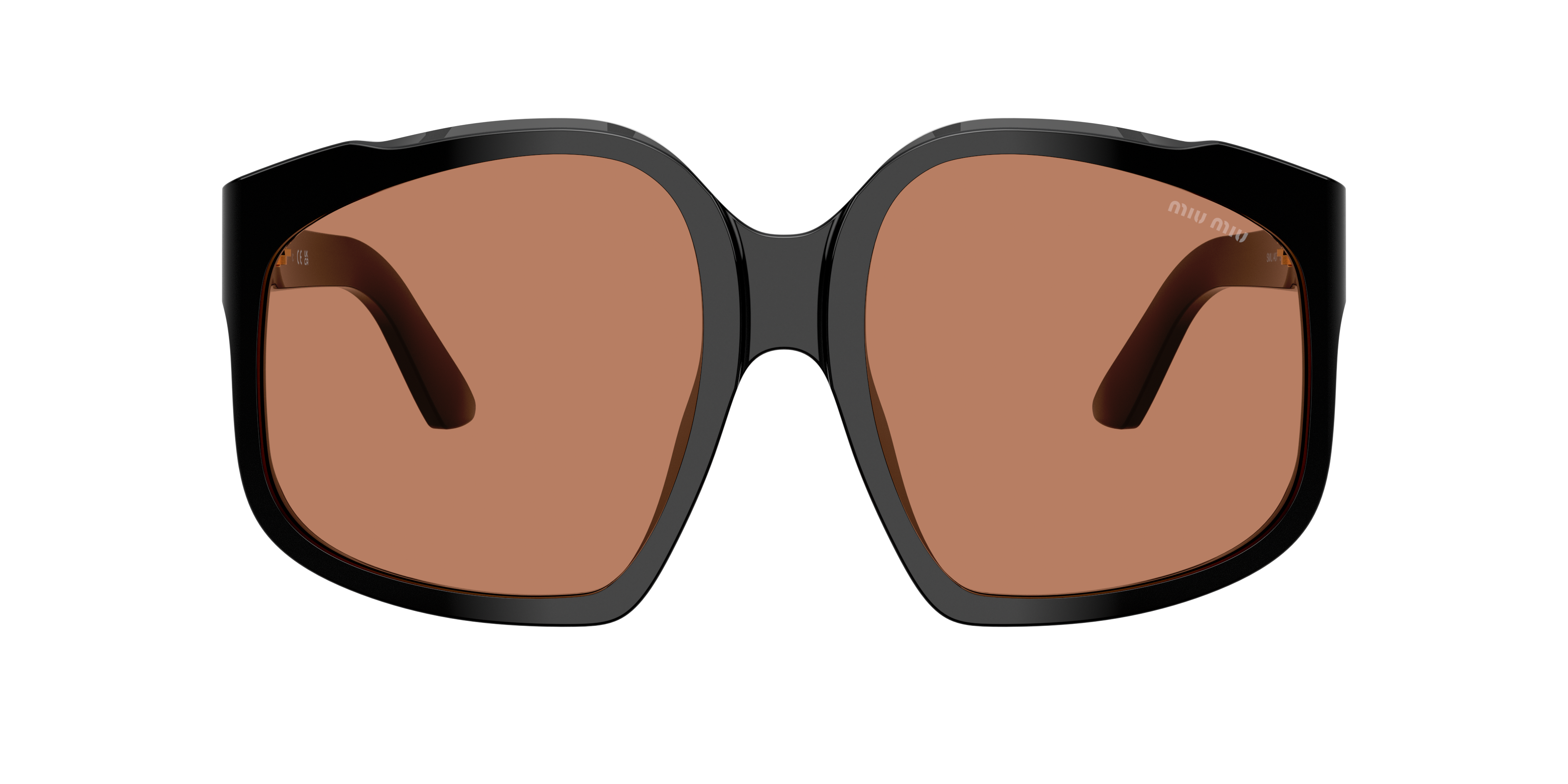 Miu Miu Square-frame Sunglasses In Brown