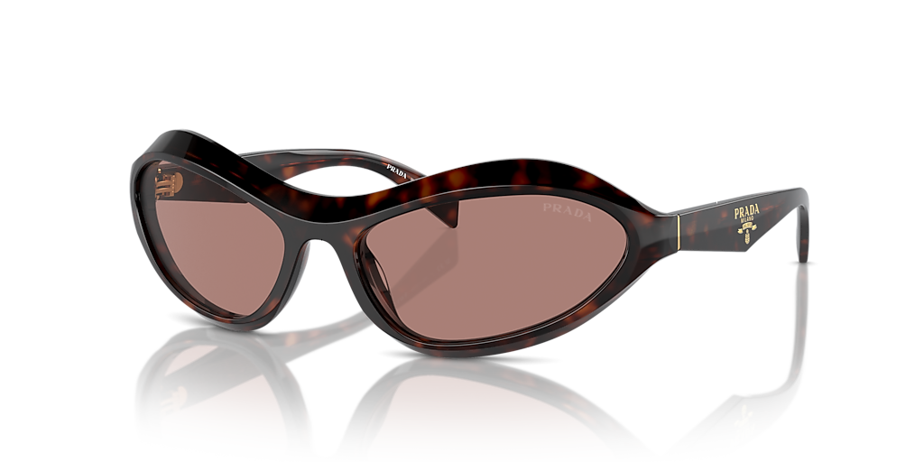 Prada PR A20S M (61 - 17) with Brown lenses and Tortoise frame
