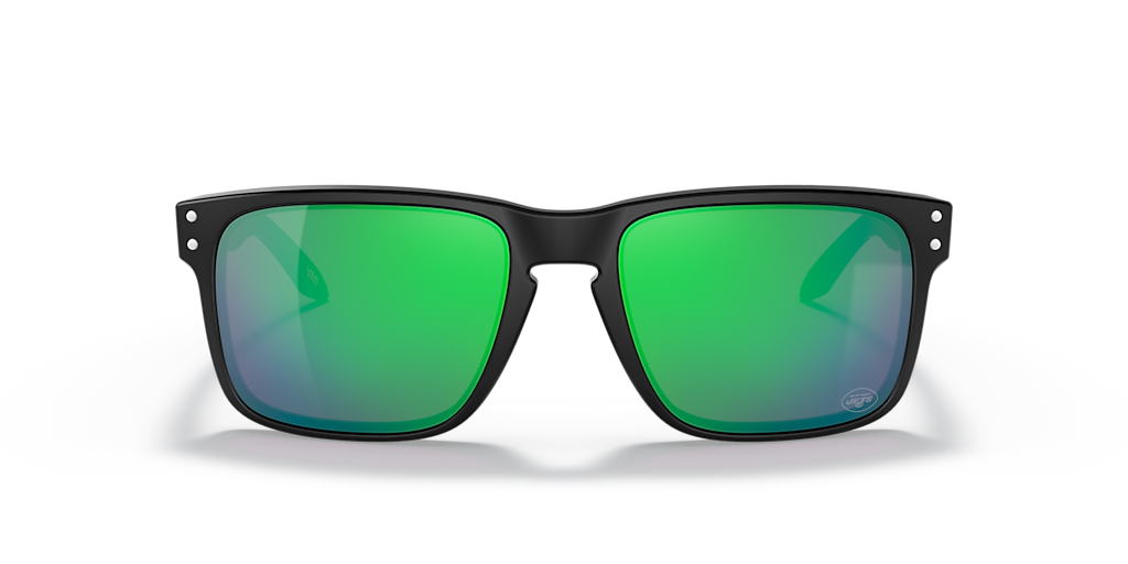 OAKLEY OO9102 New York Jets Holbrook Matte Black - Men Sunglasses, Prizm Jade Lens