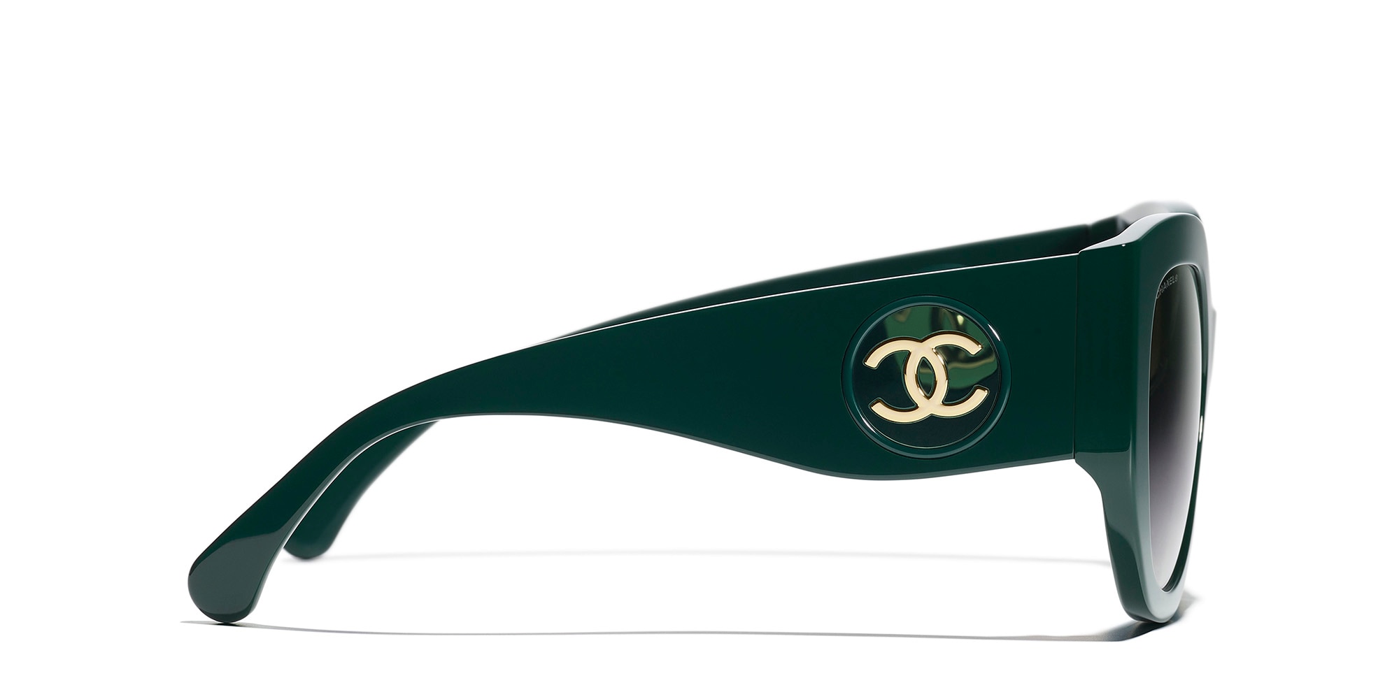 Chanel Butterfly Sunglasses CH5550 L (55 - 20) with Green