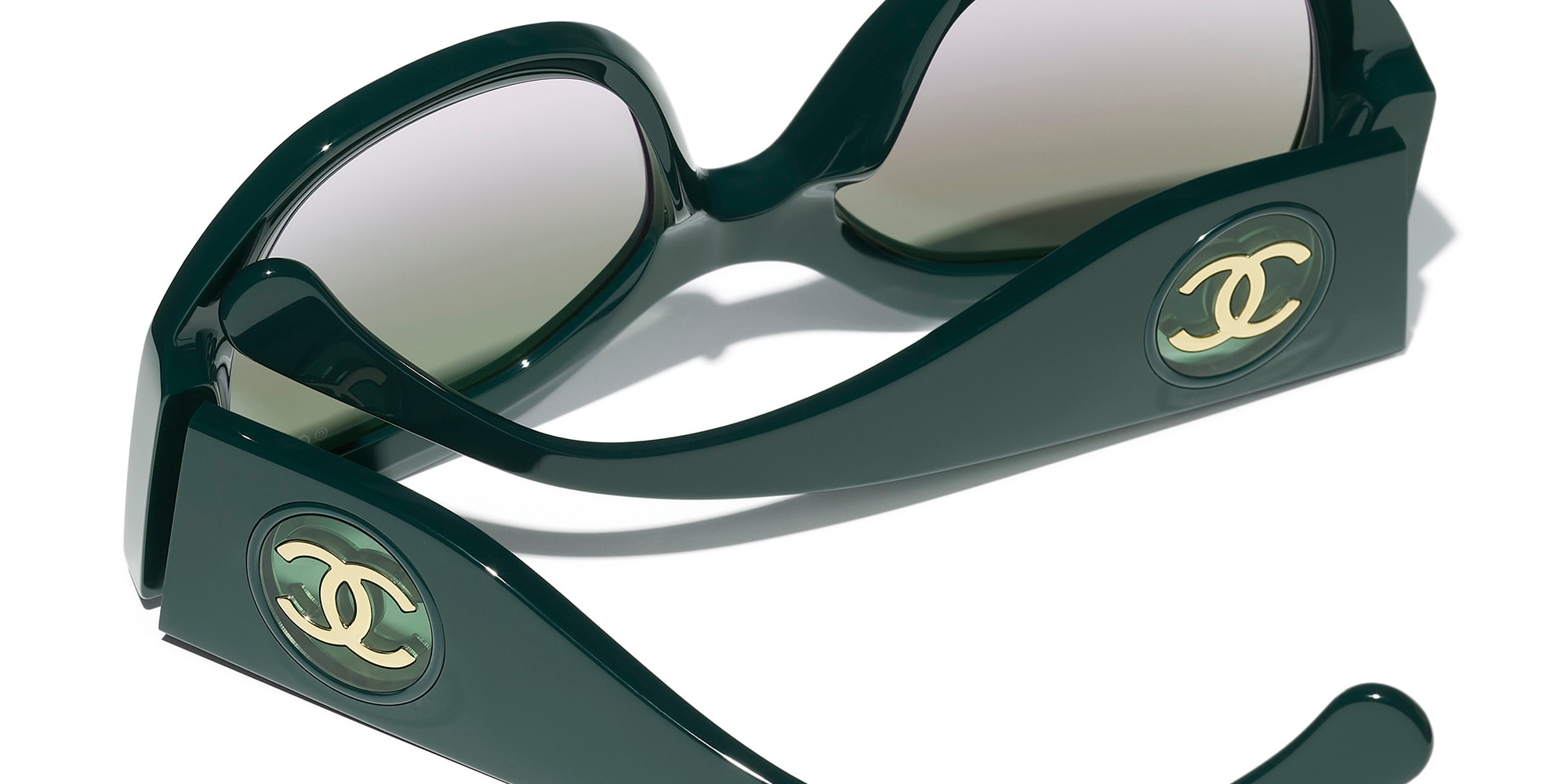 CHANEL☆ ロゴ Butterfly バタフライ サングラス CH5550 Chanel Butterfly Sunglasses CH5550 L (55 - 20) with Violet