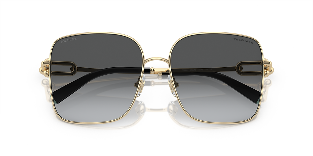 Tiffany & Co. TF3094 L (58 - 16) with Grey lenses and Gold