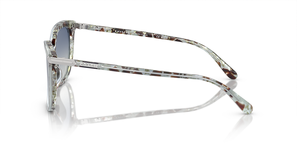 Coach HC8378U CL926 XXL (57 - 17) with Blue lenses and Green