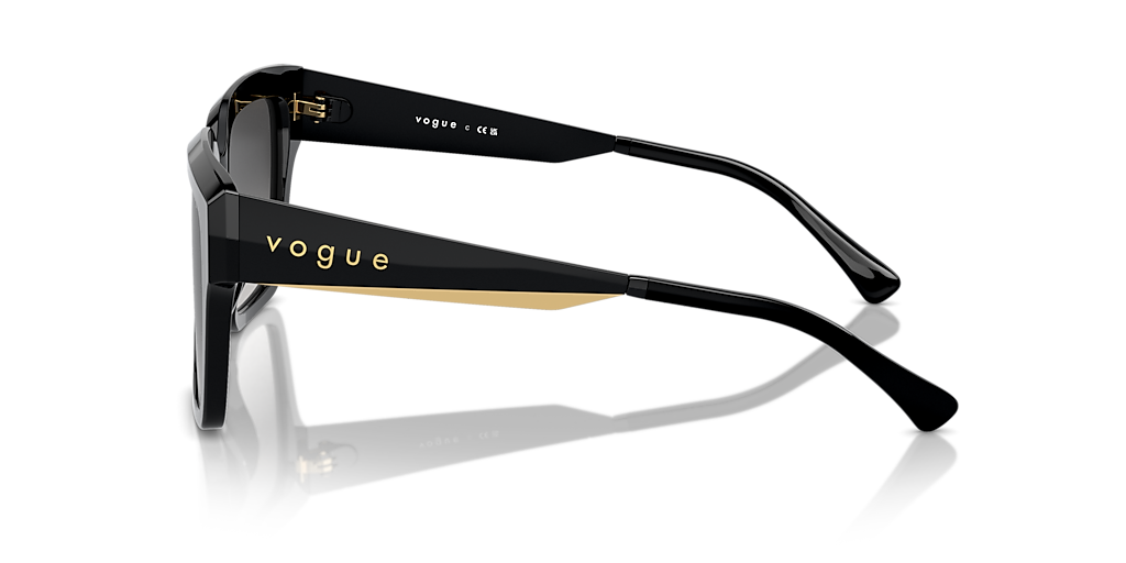 VOGUE EYEWEAR VO5553S Black - Woman Sunglasses, Grey Gradient Black Lens