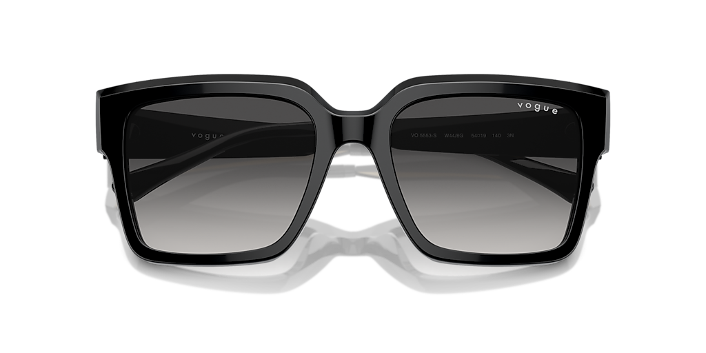 VOGUE EYEWEAR VO5553S Black - Woman Sunglasses, Grey Gradient Black Lens
