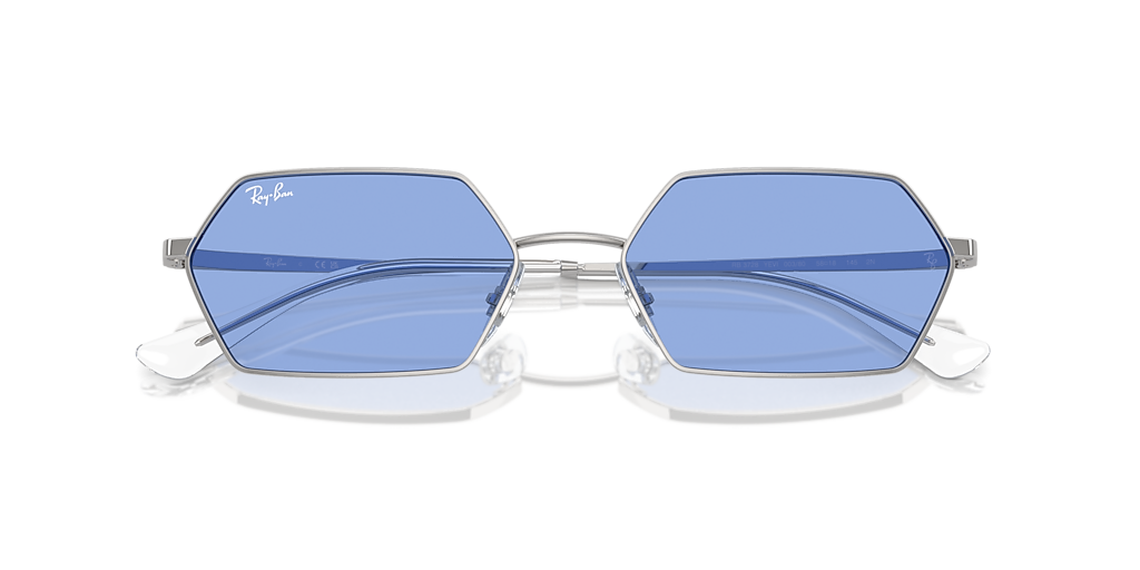Ray-Ban RB3728 Yevi Bio-Based XL (58 - 18) with Blue lenses and