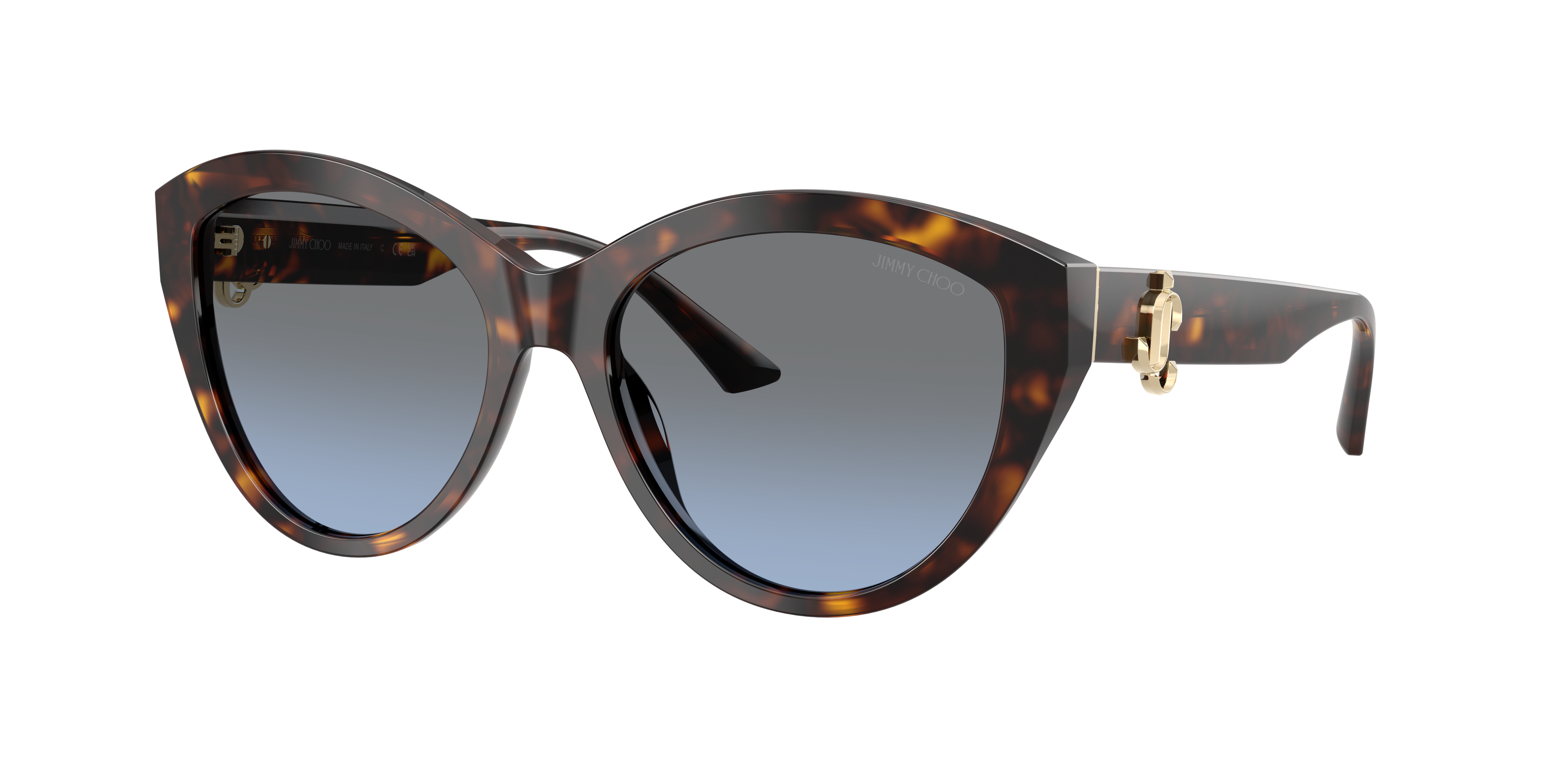 Jimmy Choo Woman Sunglass JC5007 -  Frame color: Havana, Lens color: Gradient Blue