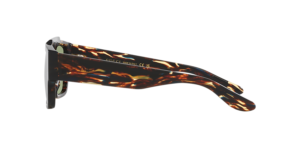 Gucci GG1460S M (56 - 16) with Green lenses and Tortoise frame